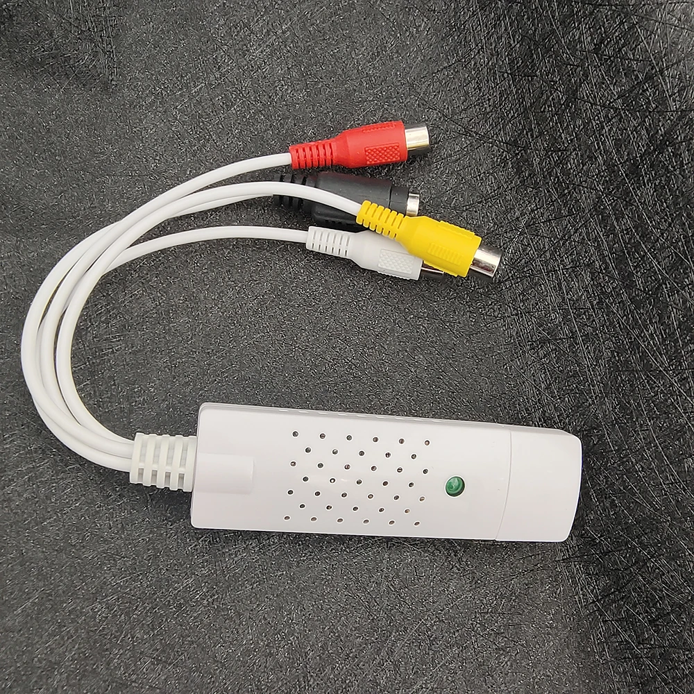 USB 2 0 Захват видеозахвата Аудио адаптер для VHS Box DVD VCR TV к цифровому