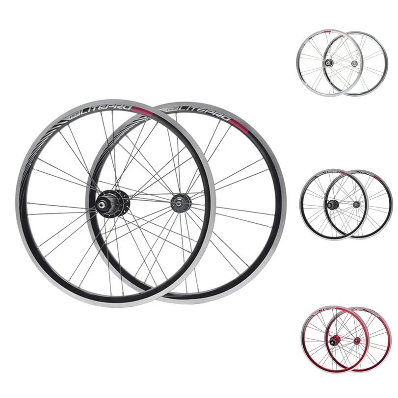 

Складной велосипед Litepro 20 дюймов 406 В тормоз для BMX колесная пара передний 2 задний 4 герметичный Подшипник Сплав колеса обод