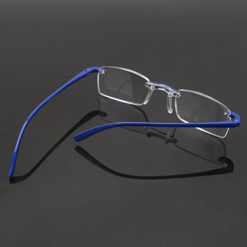 

Fashion Unisex Clear Rimless Flexible Reading Glasses Eyewear Reader +1.00 ~4.00