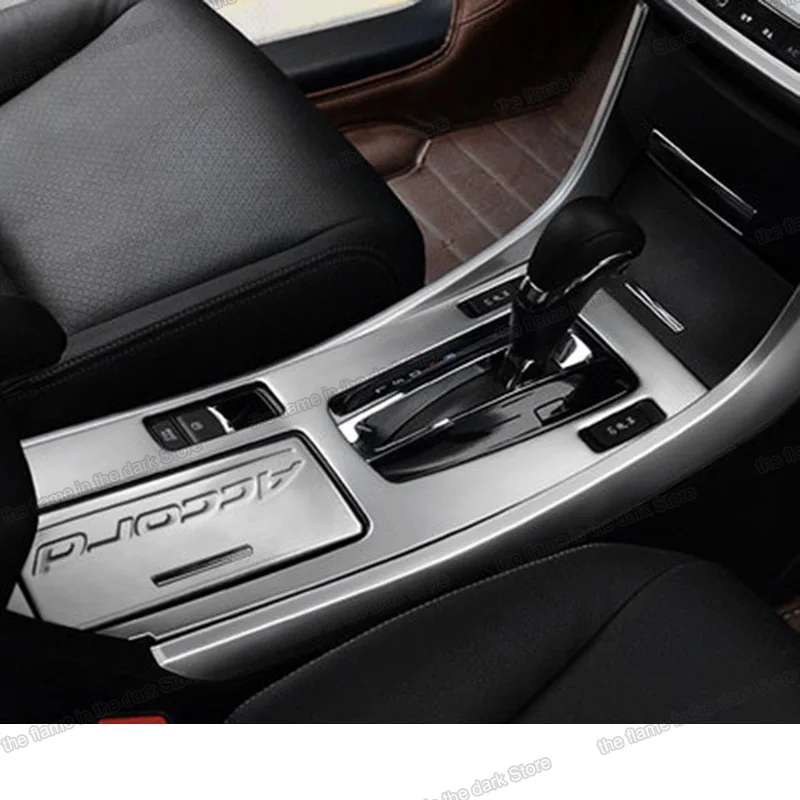 Автомобильная шестеренка из нержавеющей стали декоративная панель для Honda Accord 2013