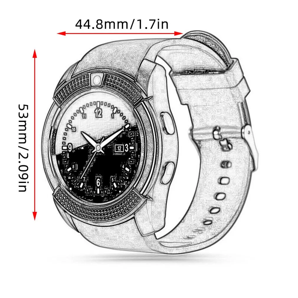 

smart watch Bluetooth touch screen Android waterproof sports men and women smart watch with camera SIM card slot dropshiping