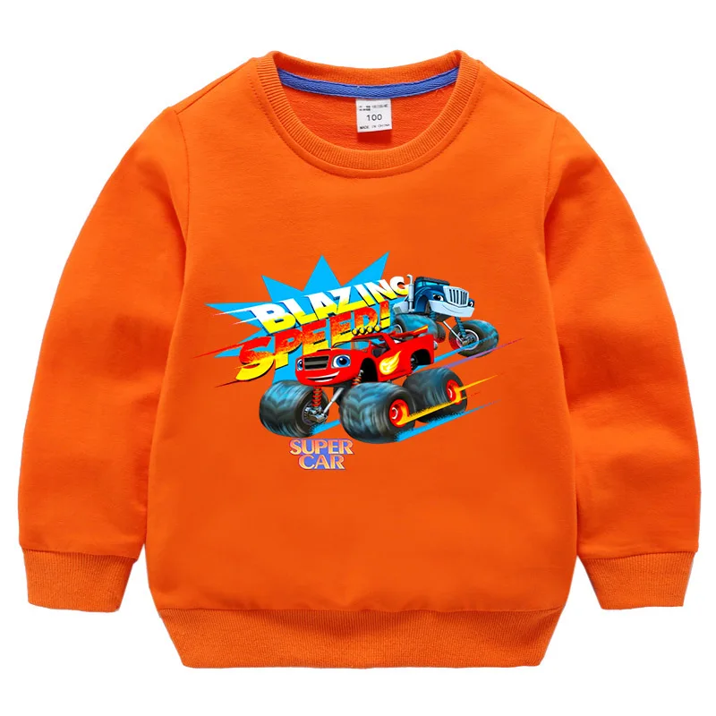 Детская одежда с героями мультфильмов «сверкающая скорость» г., осенние толстовки с капюшоном для мальчиков свитер для девочек, футболки спортивный костюм высокого качества для детей от 1 до 10 лет