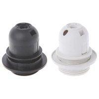e27 lamp bulb holder edison screw cap socket whiteblack pendant ceiling light