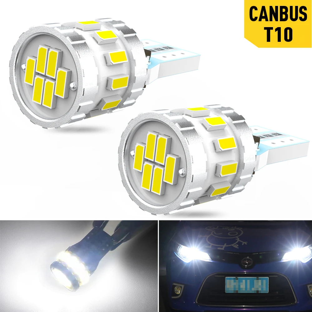 

Светодиодсветодиодный лампы 5w5 Canbus T10 W5W 168 194 без ошибок 3014SMD белые 12В пластины указатели поворота для BMW Audi Mercedes BENZ