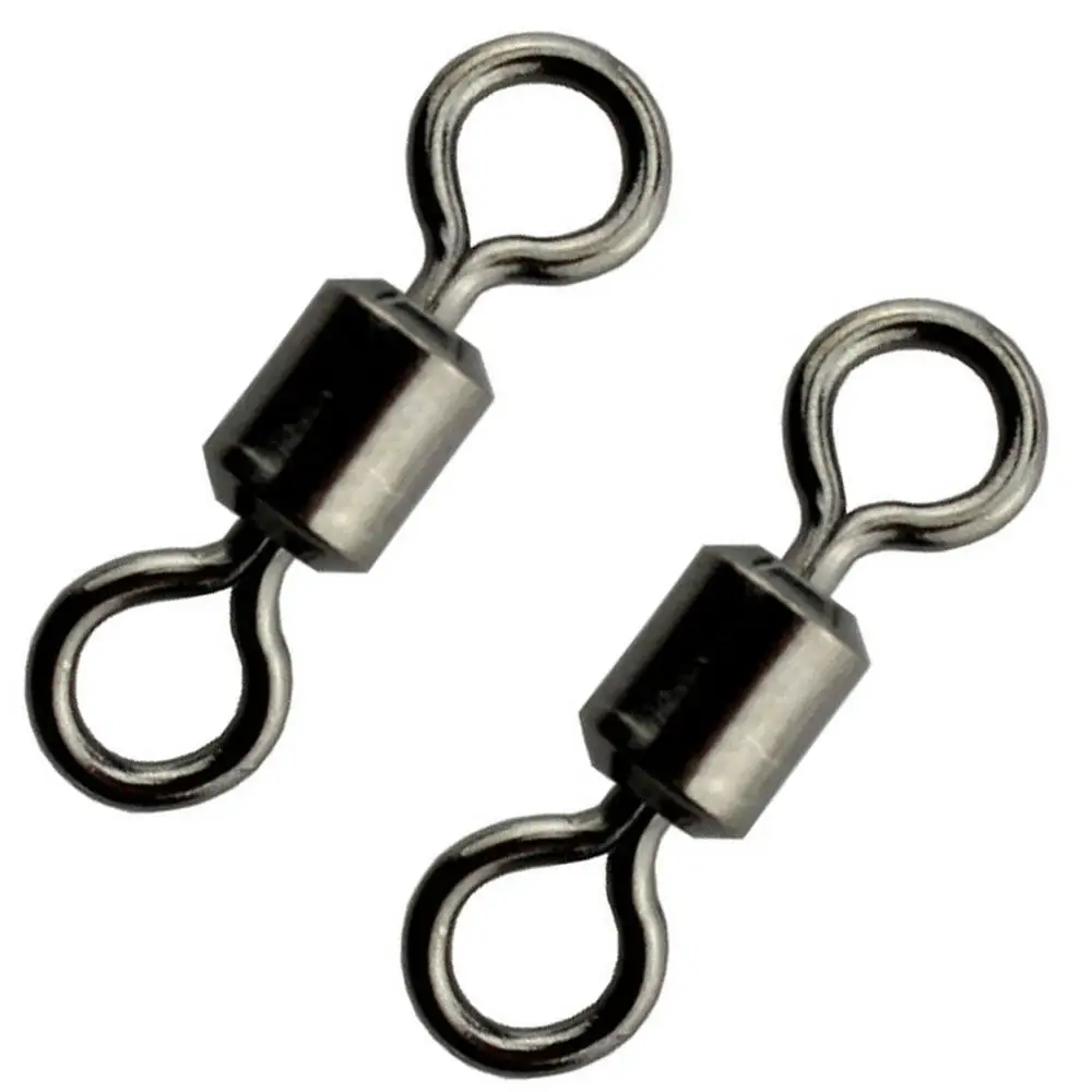 100 шт. рыболовные поворотные размеры твердый разъем шарикоподшипник