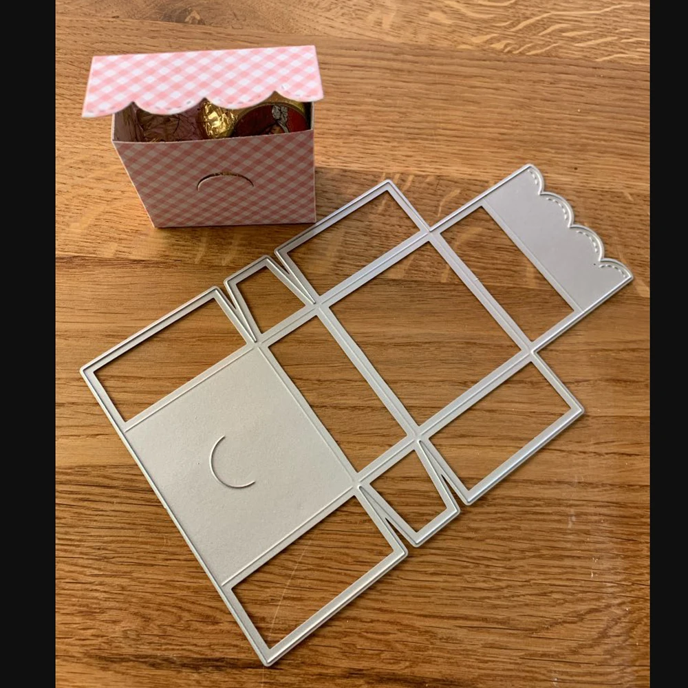 

Box Metal Cutting Dies for DIY Scrapbooking Album Paper Cards Decorative Crafts Embossing Die Cuts