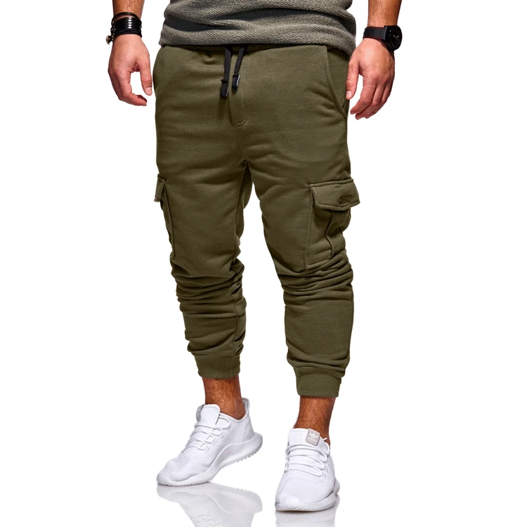 

MRMT 2021 Brand New Men's Trousers Leisure Fashion Tether Tight Loose Pants for Male Multi-pocket Overalls Trouser