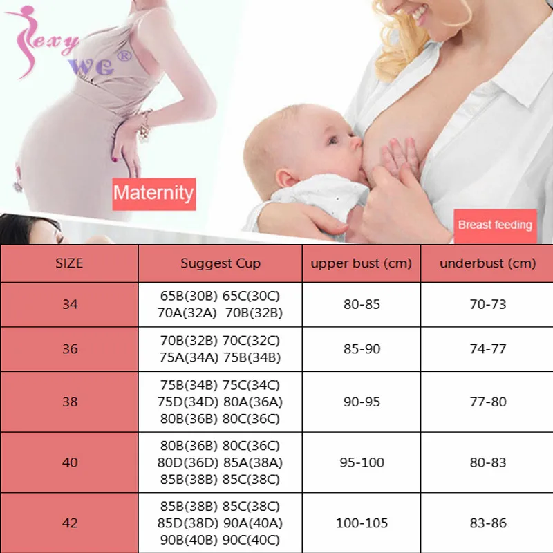 SEXYWG Бюстгальтер для кормления грудью Нижнее белье для мам и мам Одежда для беременных Nderwire Soutien Gorge Allaitement