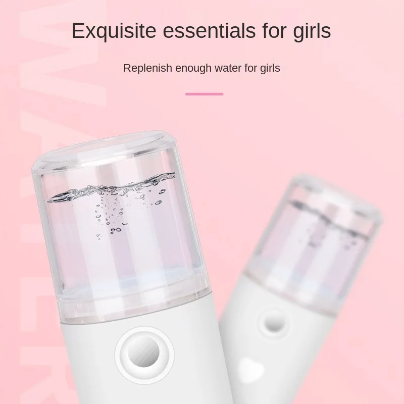 

Compact New Rehydrator Usb Portable Nano-spray Steaming Face Device Burst Hand-held Rehydrator Beauty Rehydration Humidifier