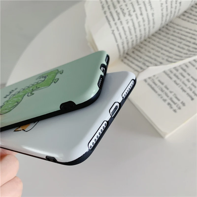 Совершенно новый мягкий чехол с изображением собачьего динозавра для iPhone 11 11Pro