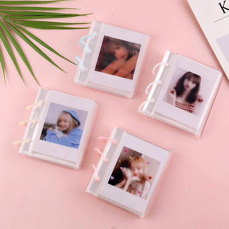

Acrylic Photo Album Mini Photo Transparent Photo Hand Account Book 3-inch Photo Album Mini Loose-leaf Scrapbook For Photos