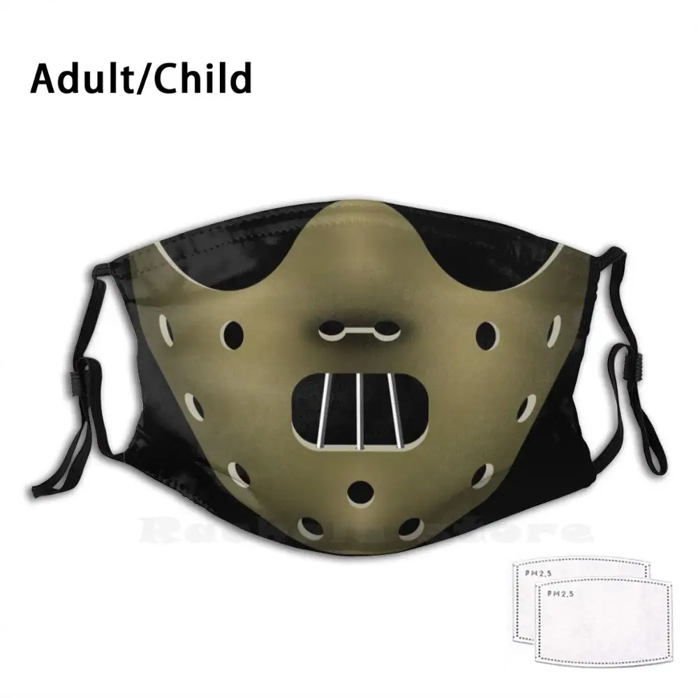 

Hannibal Blk Adult Kids Anti Dust Filter Diy Mask Horror Movie Film Films Movies Cinema Horror Movie Horror Hannibal Lecter
