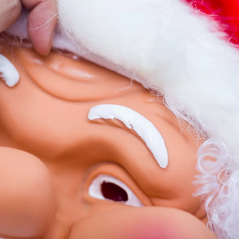 Рождество DIY маска Санта-Клауса полное лицо покрытые Вечерние Маски маскарадный костюм аксессуары рождественские украшения