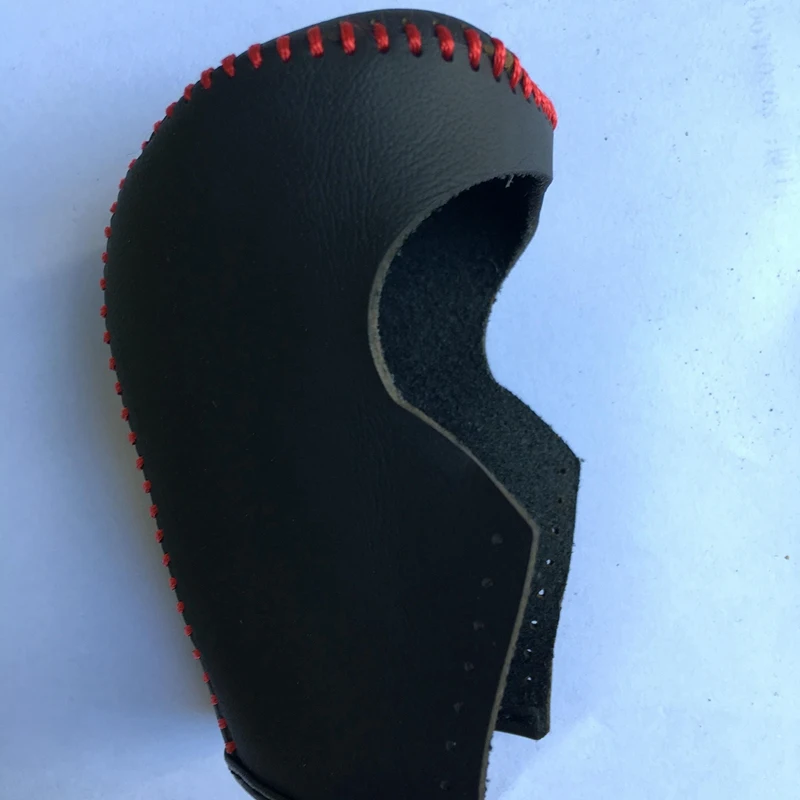 Ручное шитье кожаный рычаг переключения передач Ручка крышка подходит для