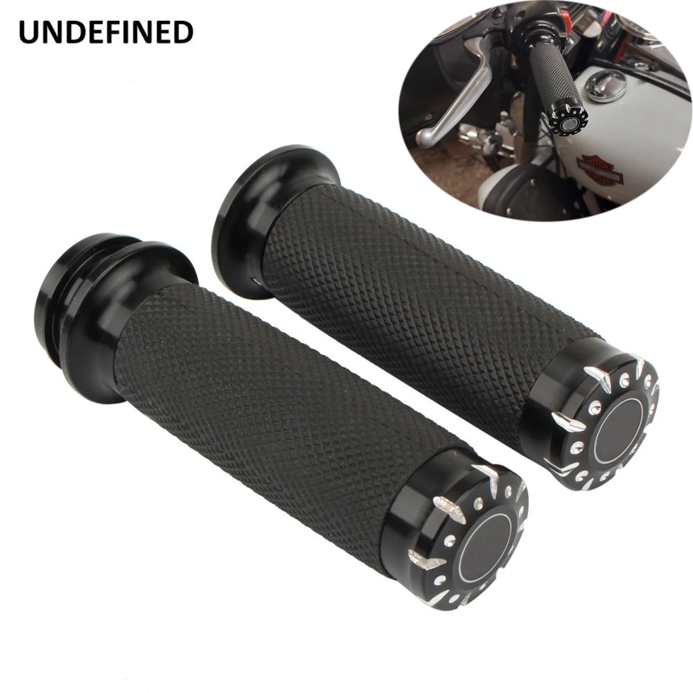 25mm Motorcycle Handle Grips Electronic Throttle Hand Grips Handlebar For Harley Touring Street Glide Road Glide Softail Dyna
