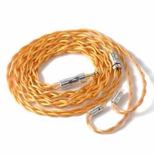 NiceHCK C4-2 кабель 5N посеребренный медный и медно-Серебристый сплав смешанный 3,52,54,4 мм MMCX0,78 ммNX7 2Pin для LZ A7 MK3 ST-10s