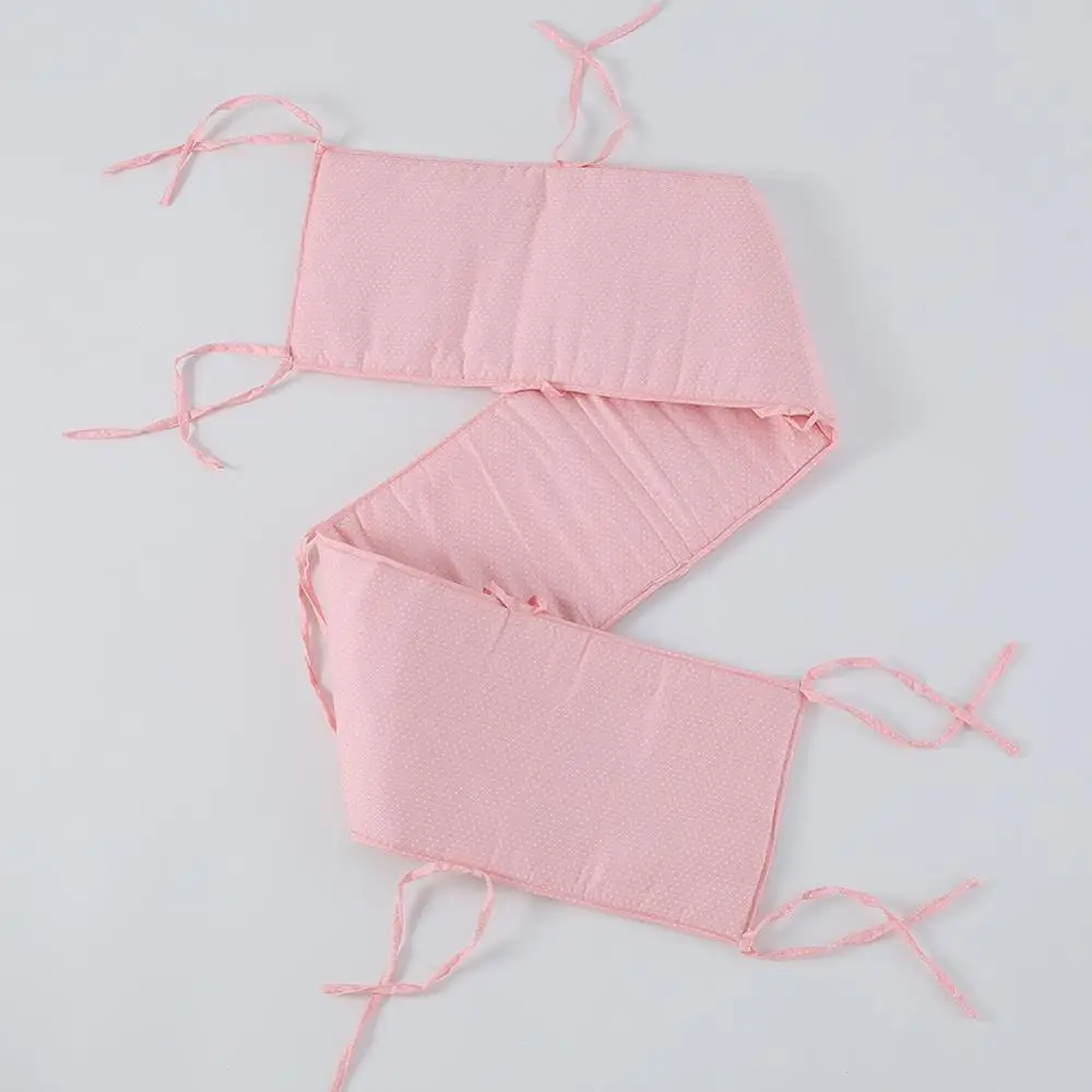

Nordic Quilted Baby Bed Thicken Bumper One-piece Crib Around Cushion Cot Protector Comforter Pillows Newborns Room Nursery Decor