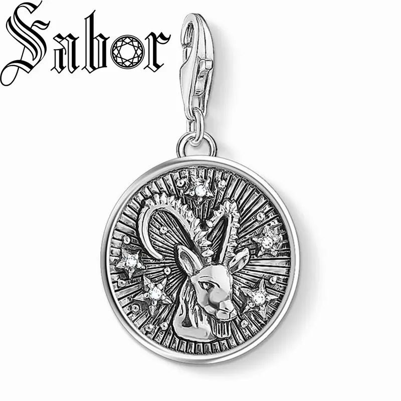 Мужской и женский браслет с подвеской в виде знака зодиака Томаса трендовый