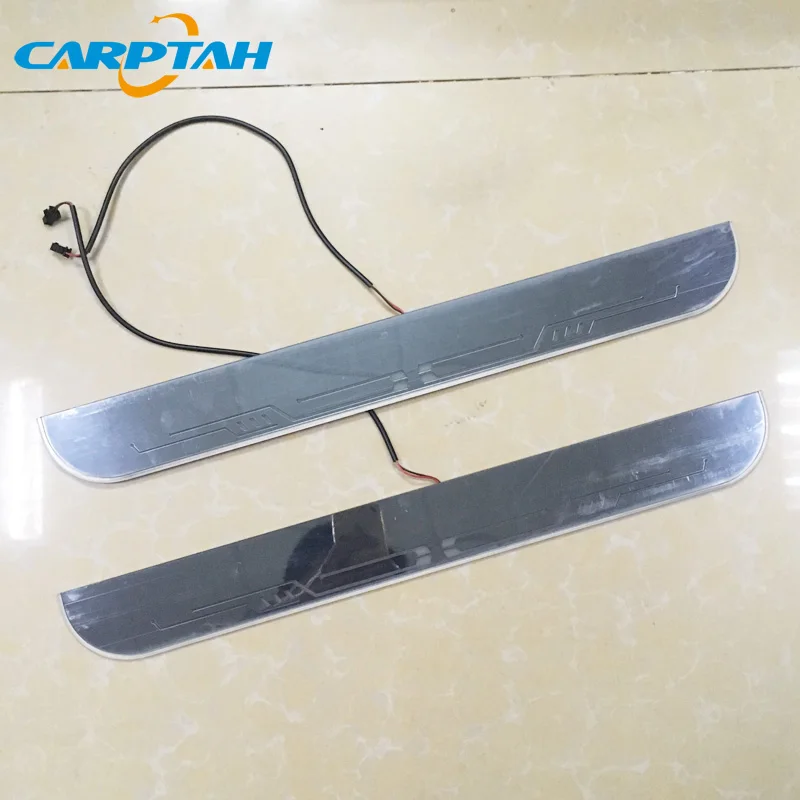 Движущийся светодиодный автомобильный светильник Накладка на порог двери