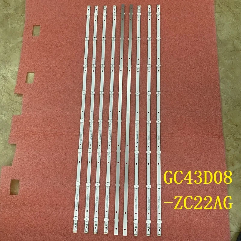 Светодиодная лента для Samsung UN43J5202 UE43J5202 UE43J5272 GC43D08-ZC22AG-13 14 15 17 23 HV430FHD-NLA 303GC430044 303GC430043 |