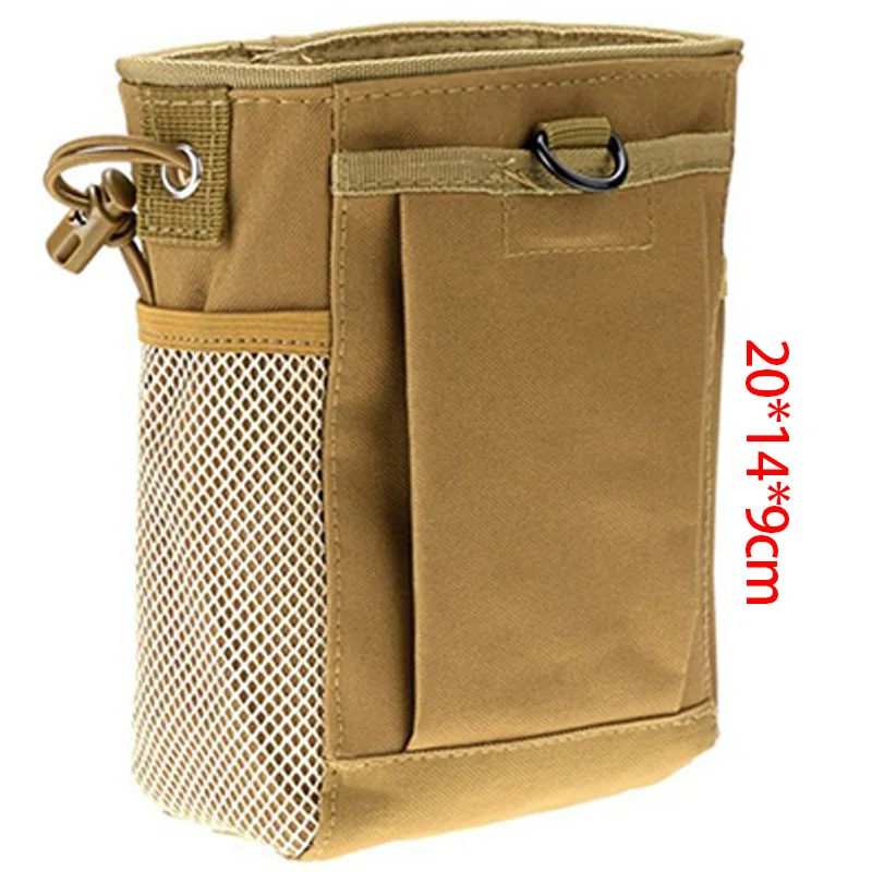 

Molle System Hunting azine Dump Drop Pouch Recycle Waist Pack Ammo Bags Hunting Accessories Bag