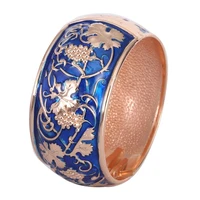 hand painted high polish bangle alloy wide design classic jewelry fashion bangle womens jewelry cute girls bracelet