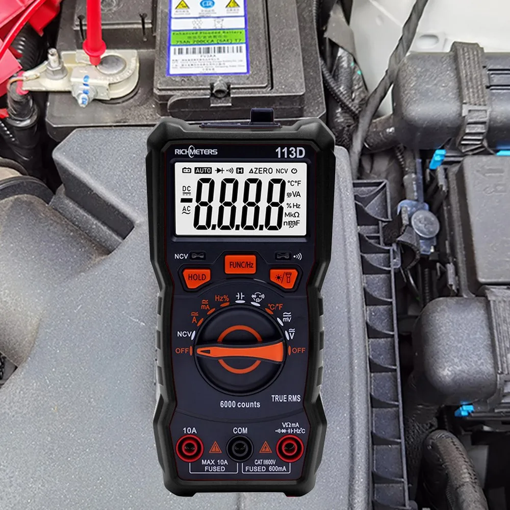 Цифровой мультиметр RM113E NCV 6000 отсчетов автоматический выбор диапазона