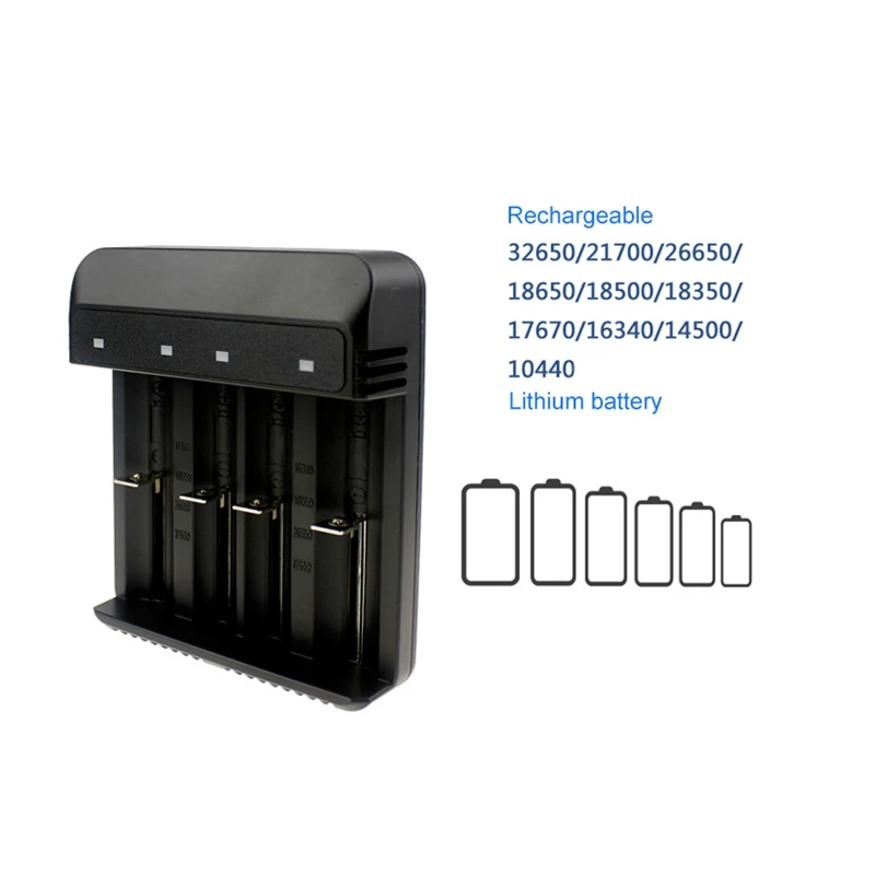 4 Solts умная батарея зарядное устройство защита от короткого замыкания для 32650 26650