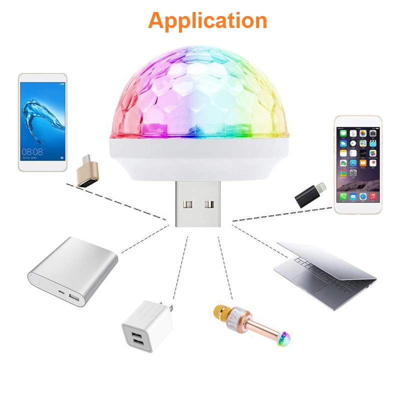 Светодиодный сценический светильник диско шар для диджея мини проектор