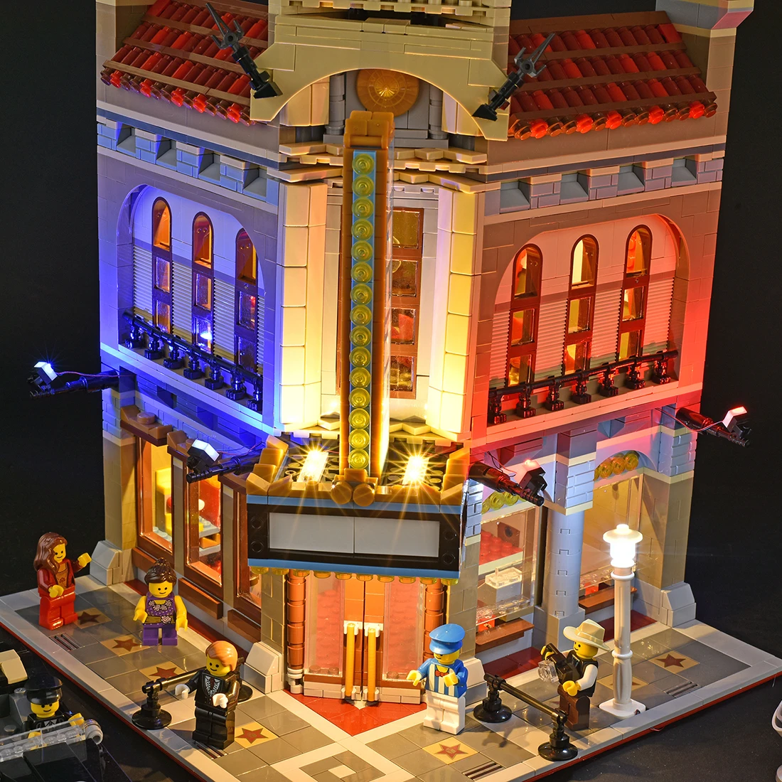 

USB Lighting Parts Small Particle Building Block Accessories Toys for Grand Theater 10232 (Only LED Light, No Block Kit)