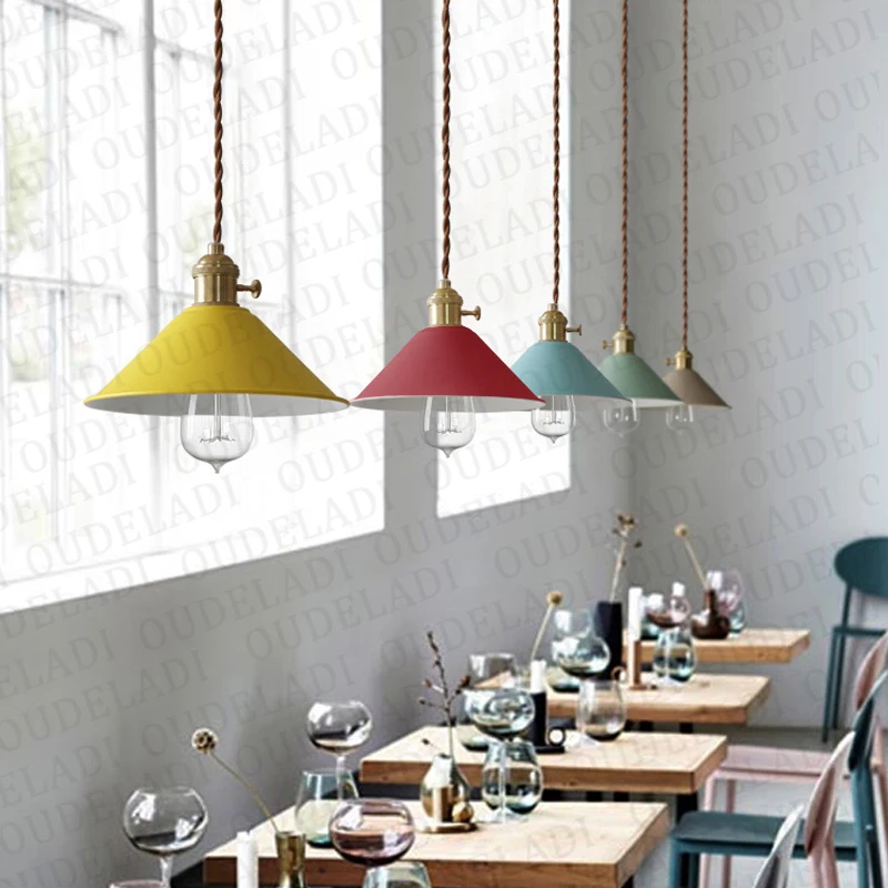 Зонт подвеска Macarons в современном стиле цилиндрический светильник с выключателем