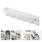 1 шт. практические Творческий прочная задняя дверь крюк в стену прямой перфорация стеллаж для хранения с крючком