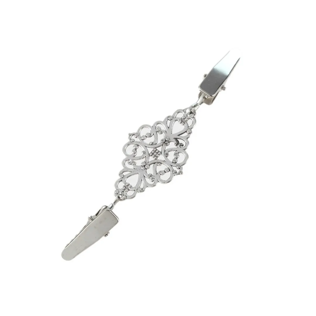 Женская винтажная ажурная брошь в виде цветка элегантная Милая форме бабочки для