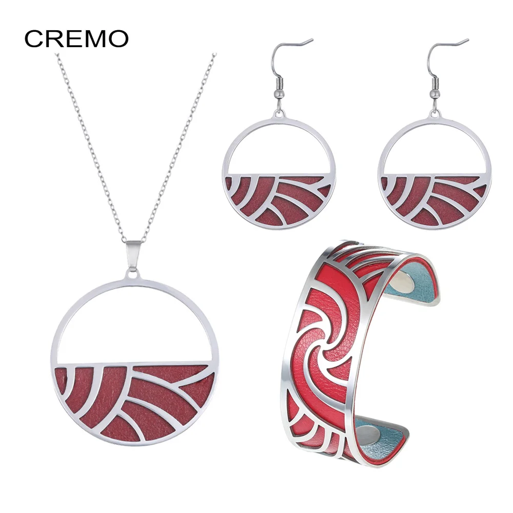 Набор из браслета и ожерелья нержавеющей стали | Украшения аксессуары