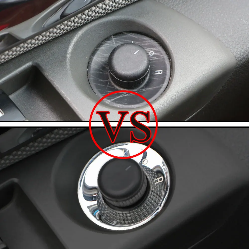 Car Rearview Mirror Adjust Knob Trim For Opel Astra J GTC OPC Insigni Karl Mokka Zafira Meriva Ring Decoration Cover Accessories |