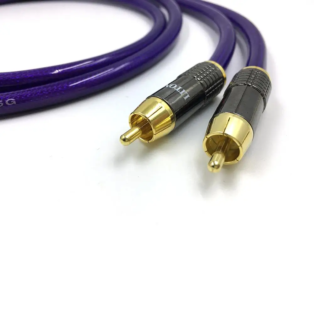 Бесплатная доставка Пара Van den Hul MC-SILVER IT 65 RCA аудио кабель соединительный с