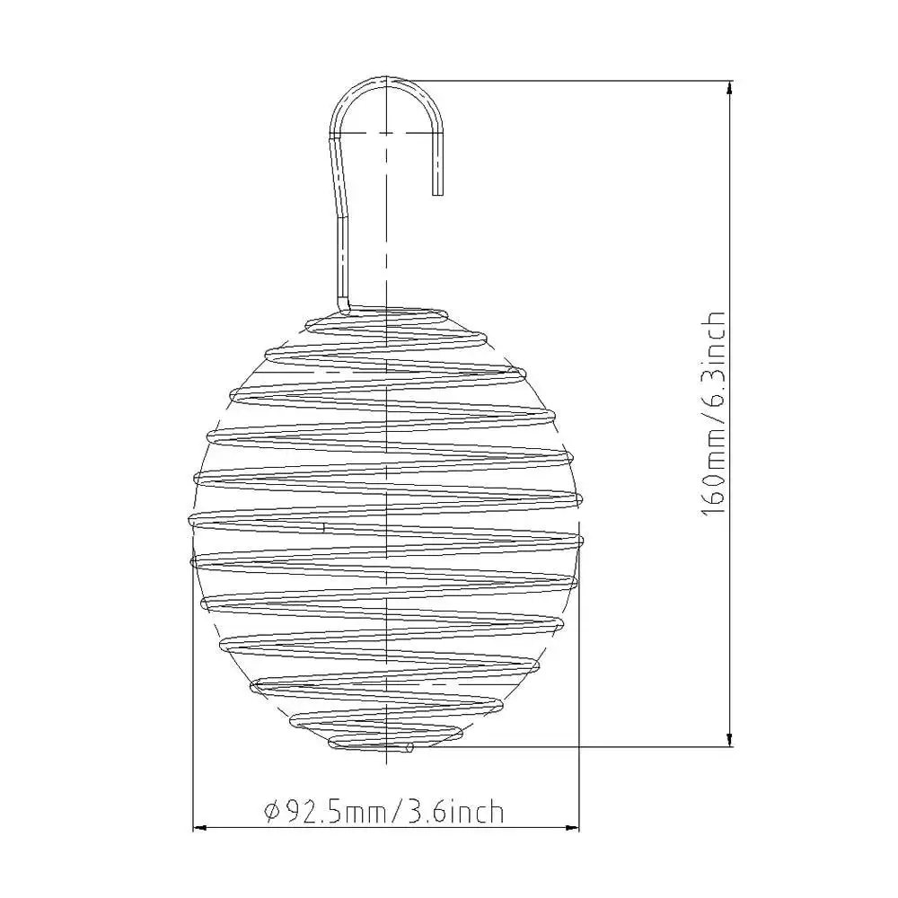 

1pc Durable Lightweight Creative Spiral Shape Bird Feeder Metal Garden Bird Feeder Great Gift for Friends Family Co-woker