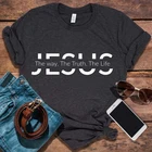 Рубашка с Иисусом, подарок с Иисусом, женская одежда на христианскую тему, футболка с Иисусом на всю правду, христианские топы, религиозные женские рубашки L