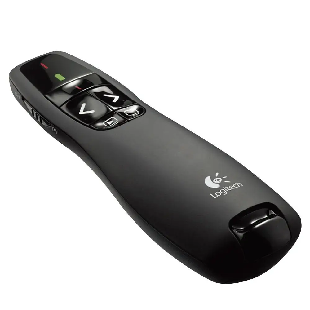 Беспроводная лазерная указка Logitech R400 2 4 ГГц USB мини-светильник для лазерной ручки