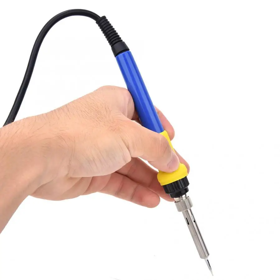 

Portable Electric Soldering Iron Adjustable Temperature Rework Station EU Plug 220-240V