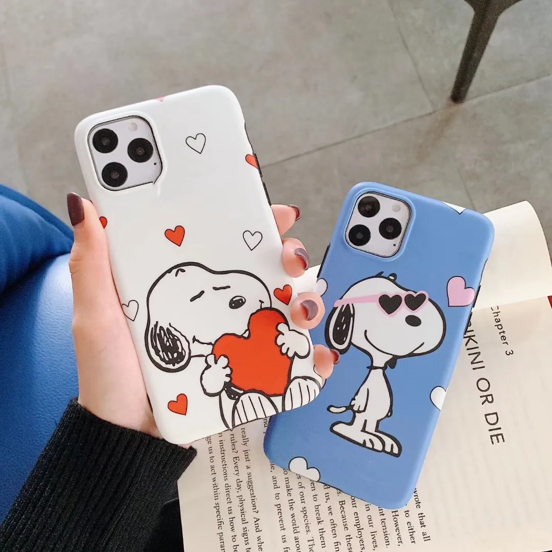 Милый чехол для iPhone 7 8 6 6s Plus 11 pro X XS Max XR LOVE Charlie коричневый мягкий IMD |