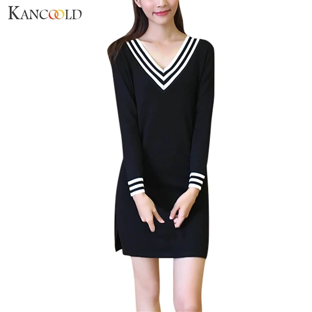 Осенне-зимняя одежда KANCOOLD в японском и южнокорейском стиле женское платье