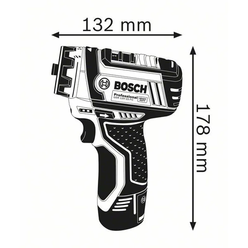 BOSCH GSR12V 15FC 12 в перезаряжаемая отвертка бытовая электрическая