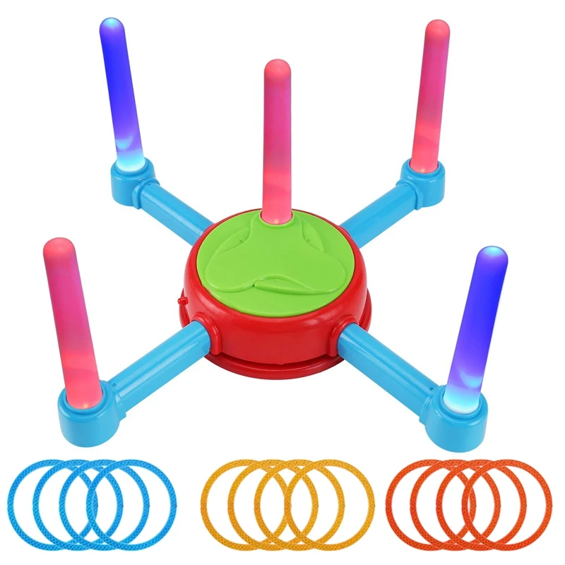 

Электрисветильник игра для бросания колец, игра для бросания колец на открытом воздухе, Детская семейная вечеринка, сувениры для мальчиков ...