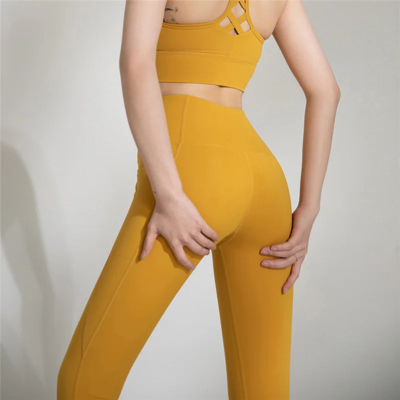 

R&W Tight Fitness Joggers Women Sports Workout Running Yoga High Waist Calf-length Summer Gym Top Hip Up Leggings Training Sport