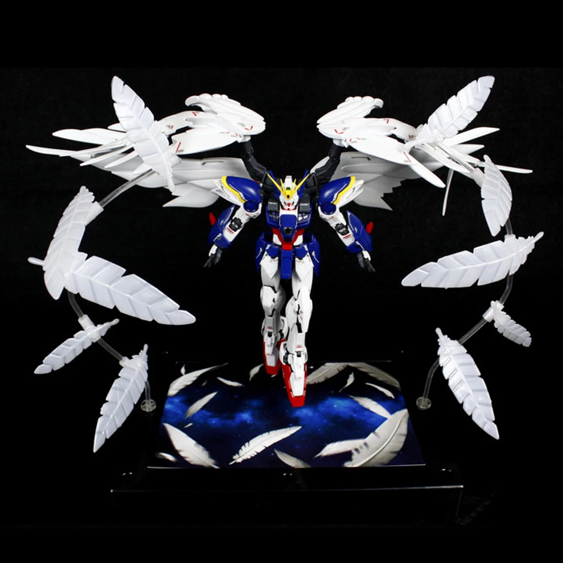 Перо спецэффектов крыла украшения с держателем для RG 1/144 Gundam Zero (для бесконечного
