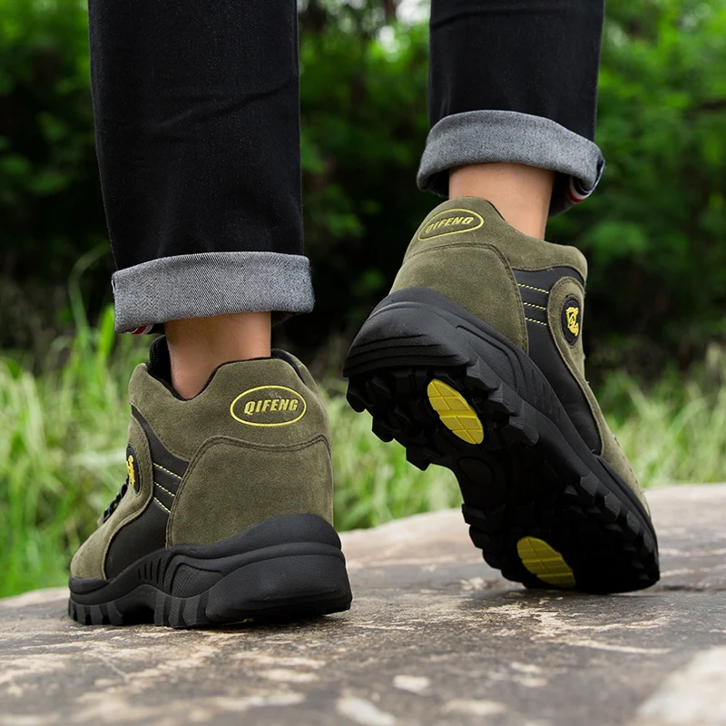 Кроссовки мужские из натуральной кожи профессиональная водонепроницаемая обувь