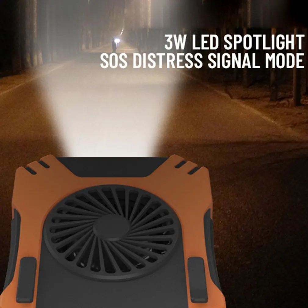 

New USB Portable Personal Hanging Waist Fan With Recharge Battery Ultra Quiet Wearable Electric Fan Handheld Air Conditioner