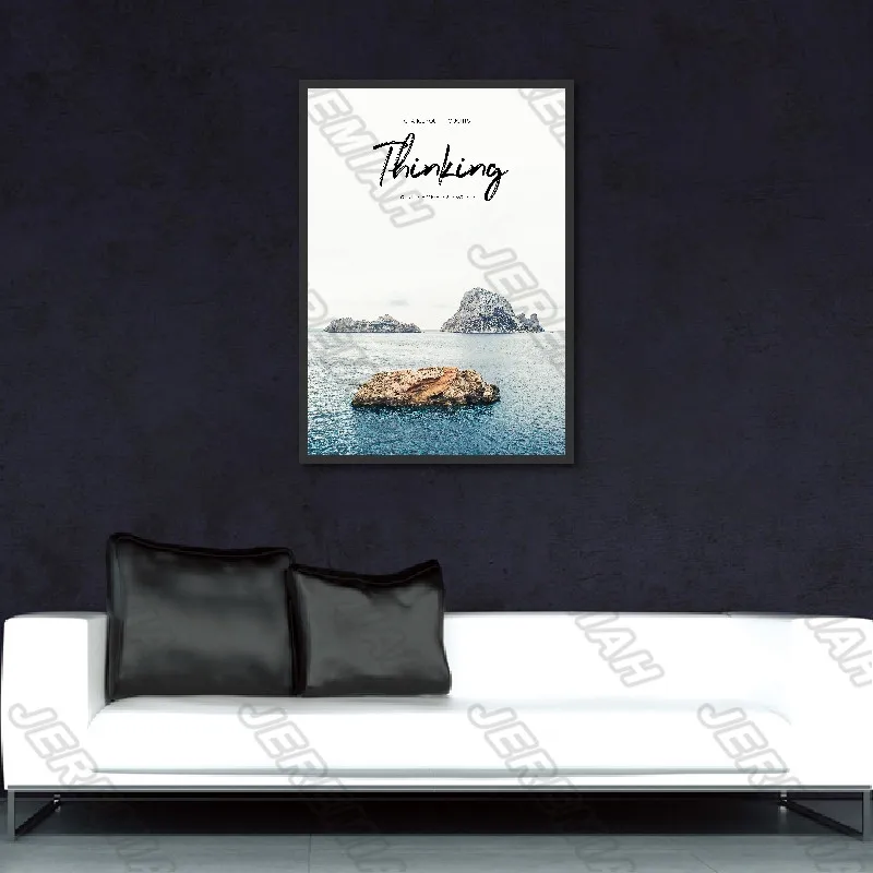 

Landscape Painting Waterproof Ink Frameless Painting Nordic Poster Print Art Picture Modern Home Decoration