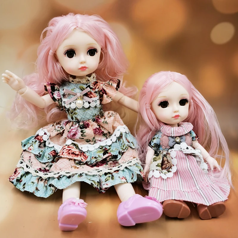26 см 16 13 подвижных шарнирных кукол 1/6 BJD милые 4D глаза ресницы детские женские